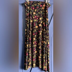 LulaRoe Maxi Skirt Floral Size M